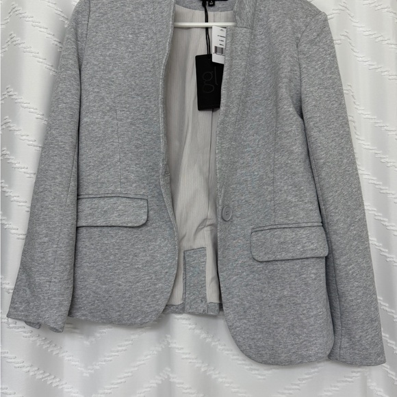 Gibsonlook Light Gray Women\'s Blazer